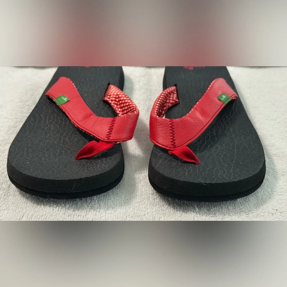 Sanunk Women’s Yoga Mat Bright Red  Sandals - Size 9 - Picture 4 of 6